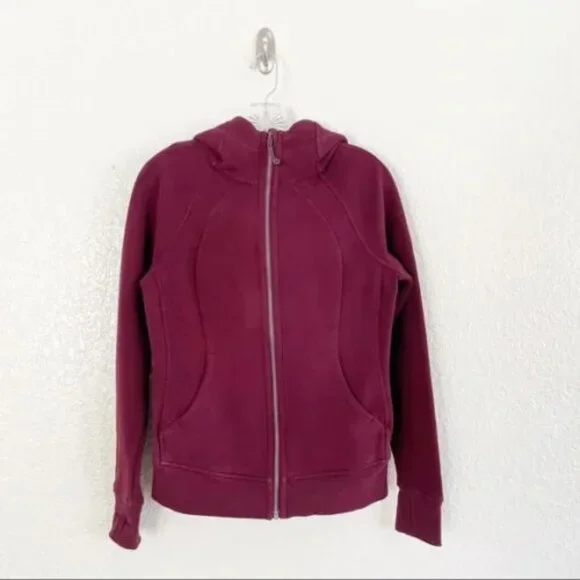 Lululemon Scuba Hoodie Sweatshirt MSRP $118 Dark Adobe Zip Activewear 10 - Picture 3 of 7